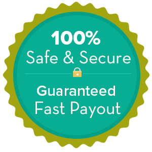 100% safe & secure 100% safe & secure