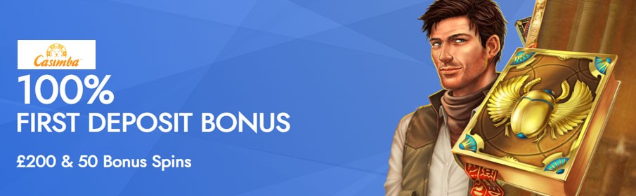 Casimba Casino 100% First Deposit Bonus Casimba Casino 100% First Deposit Bonus
