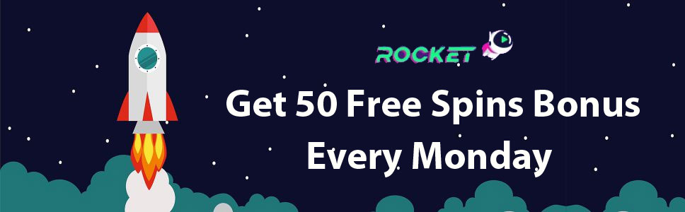 Casino Rocket 50 Free Spins Bonus Every Monday