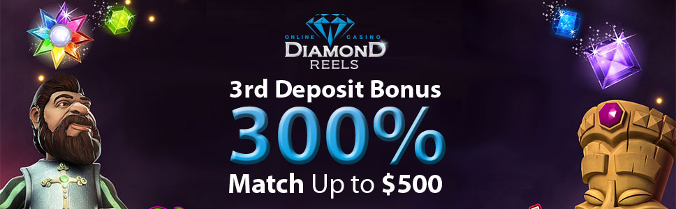 Diamond Reels Casino New Player Bonus